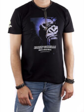 Herren T-Shirt Early Gorilla Philosopher Seeds Schwarzes Herren 
