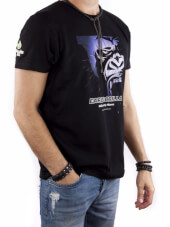 Herren T-Shirt Early Gorilla Philosopher Seeds Schwarzes Herren 