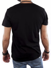 Herren T-Shirt Early Gorilla Philosopher Seeds Schwarzes Herren 